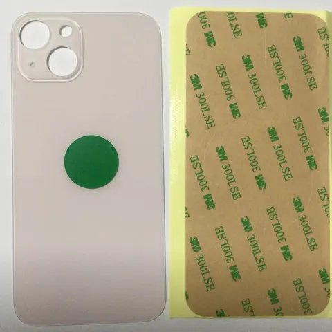 Back vetro Posteriore Per iPhone 13 Mini, Rosa foro BIG