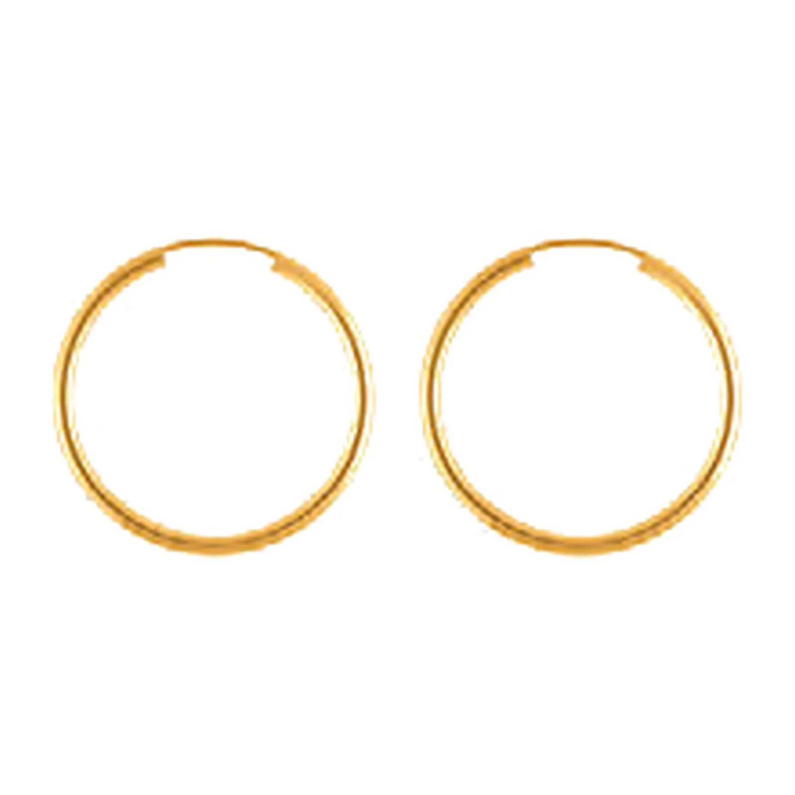 Stroili Toujours Orecchini a cerchio tubo tondo Oro 9kt 1401734