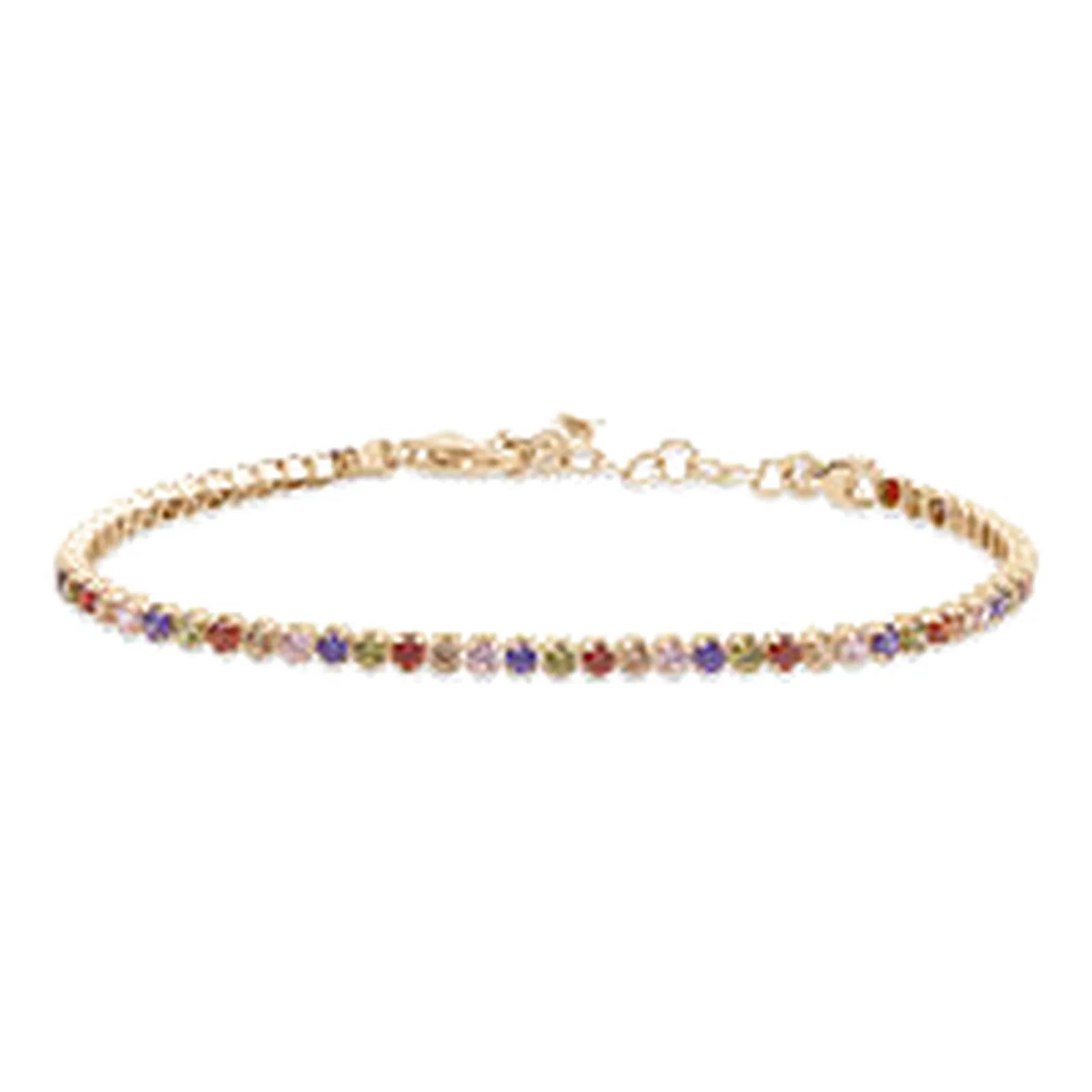 Stroili Silver Rainbow Bracciale tennis arcobaleno rosato Argento 925 1674842