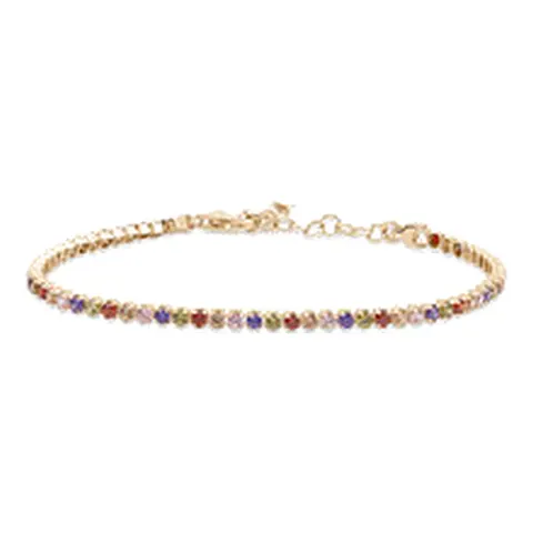 Stroili Silver Rainbow Bracciale tennis arcobaleno rosato Argento 925 1674842