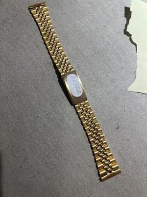 Cinturino Orologio Vintage Acciaio Dorato Maglia Jubilee 16mm - LAB22609261640