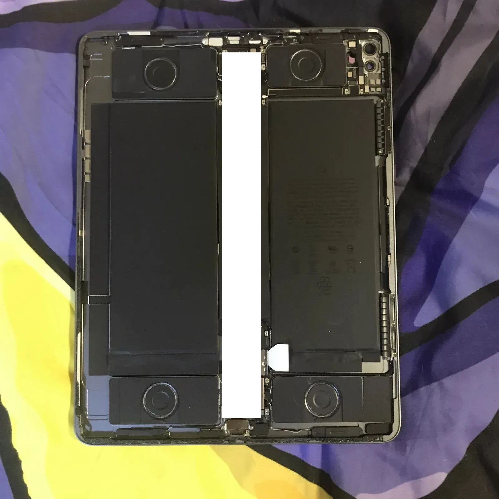 Originale Apple iPad Pro 12.9” 4th A2229 Chassis Scocca Batteria Wifi Nero A