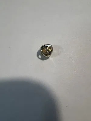 Ciondolo Charm Placcato Oro Forma Organica Argento 925 - LAB22609302252