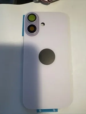 Back vetro Scocca Posteriore Per iPhone 17 Compatibile Con Magneti Rosa