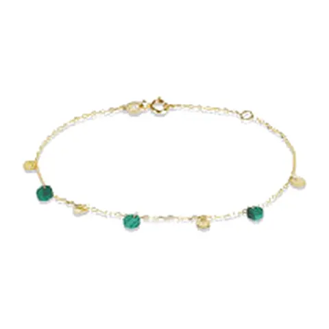 Stroili Beverly Bracciale con malachite Oro 9kt 1432976