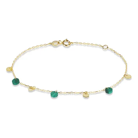 Stroili Beverly Bracciale con malachite Oro 9kt 1432976
