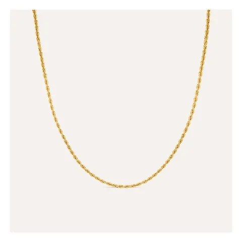 Stroili Silver Collection Collana dorato corda chiusura Argento 925 1699981