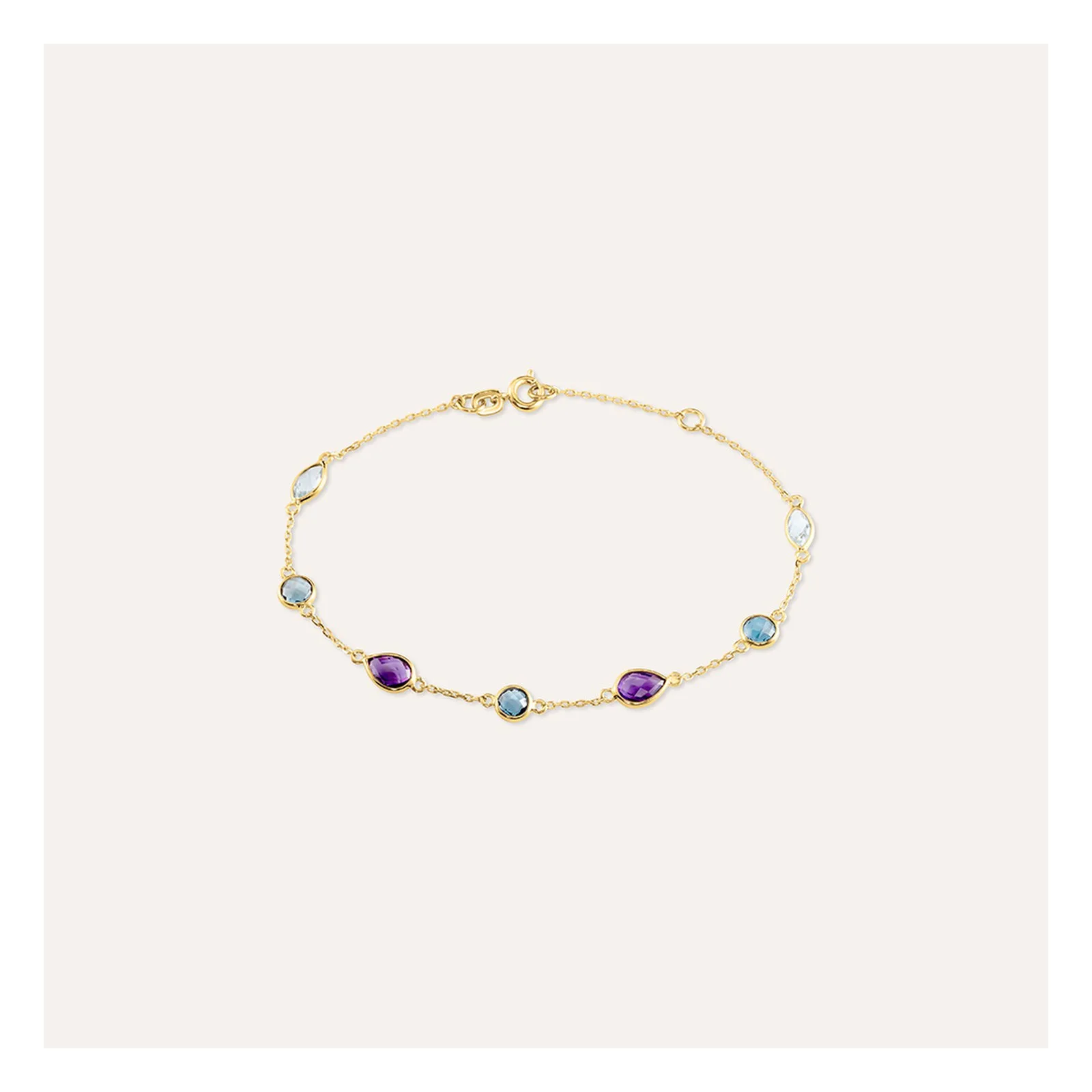 Stroili Amelie Bracciale multistone cipollina Oro 9kt 1437870