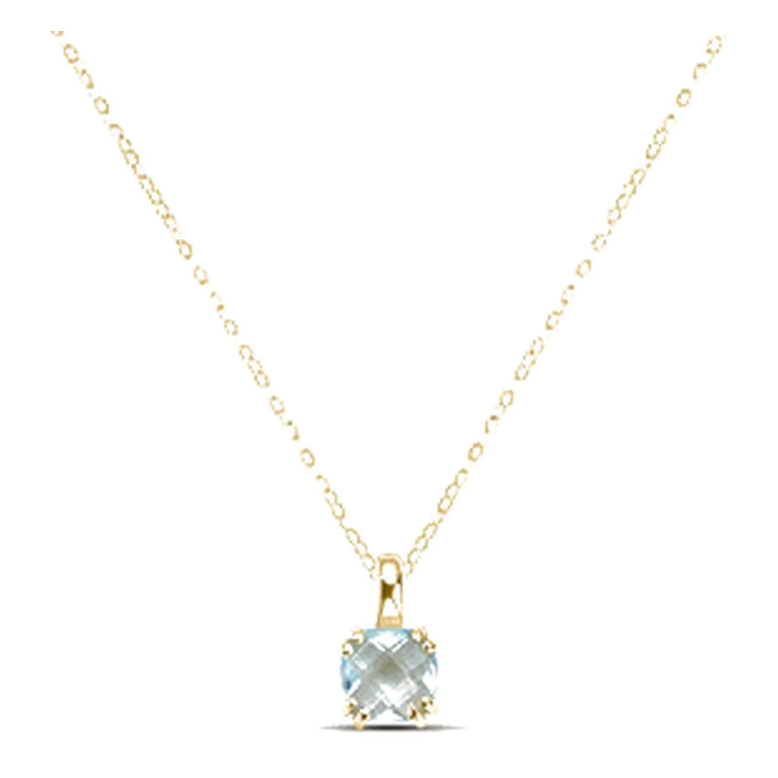 Stroili Amelie Collana cushion con topazio sky blue Oro 9kt 1419217