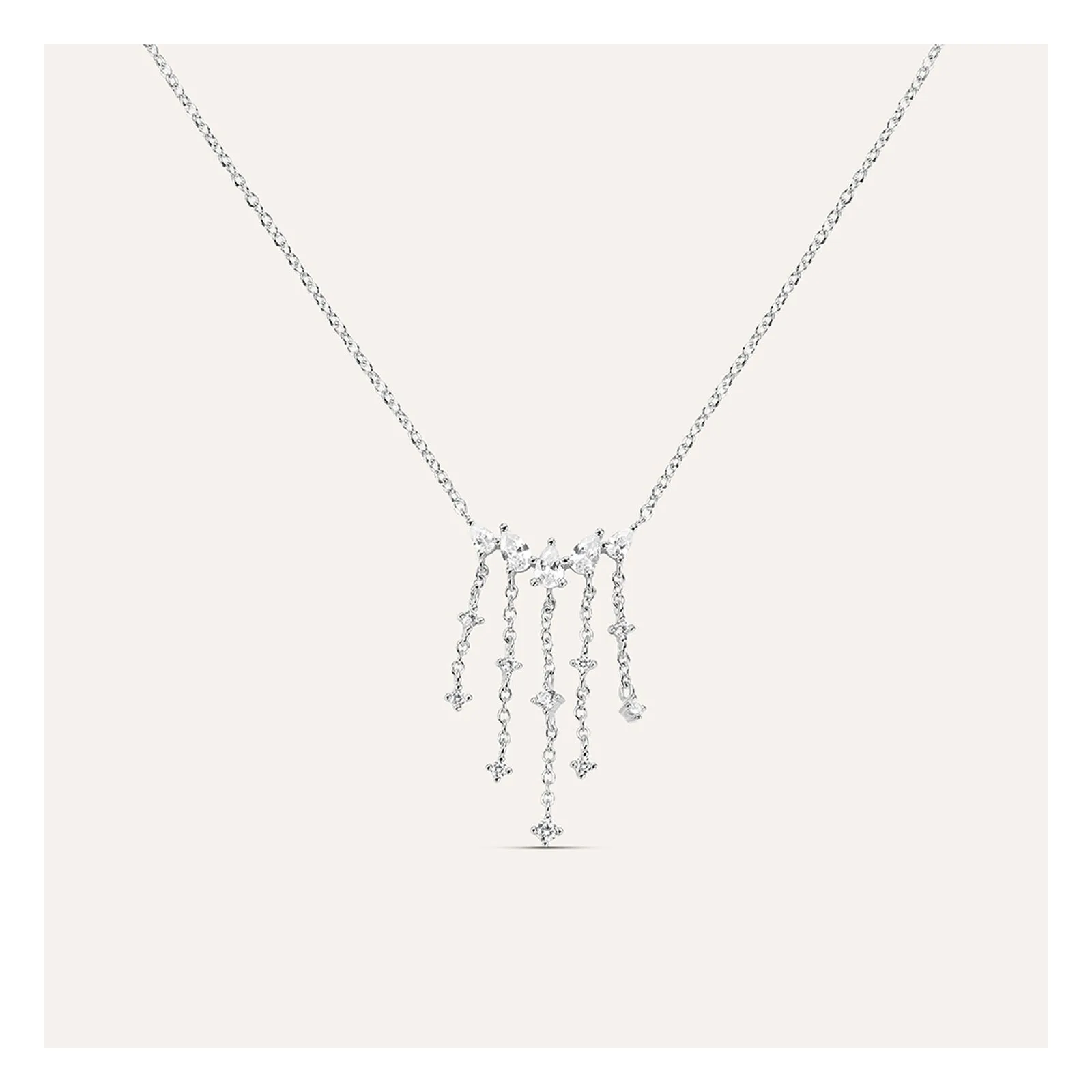 Stroili Silver Elegance Collana con cubic zirconia Argento 925 1691438