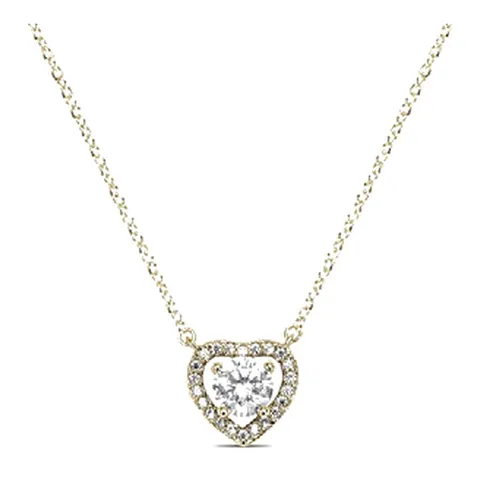 Stroili Golden Dream Collana cuore placcato oro 18 kt con cubic Metallo 1686492