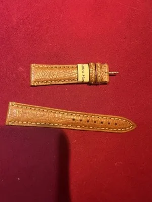 Cinturino per orologio in pelle marrone 20mm Fatto a Mano - 2606251404