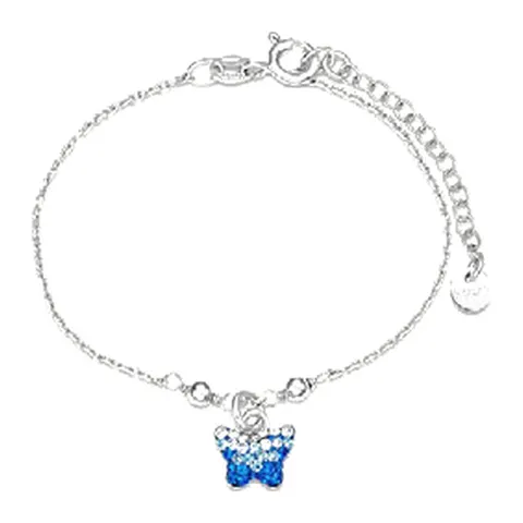Stroili Silver Baby Bracciale farfalla con cristalli Argento 925 1693204