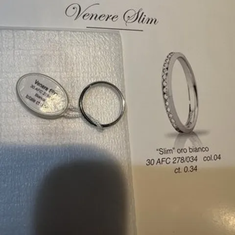 Anello UnoAerre Venere Slim in Argento 925 Misura 53 - 30 AFC 278/034